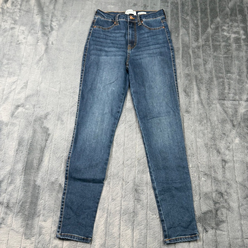 REgeneration Celebrity Pink High Rise Skinny Jeans Medium Wash Blue 7/28 11568